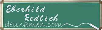 Eberhild Redlich Visitenkarte